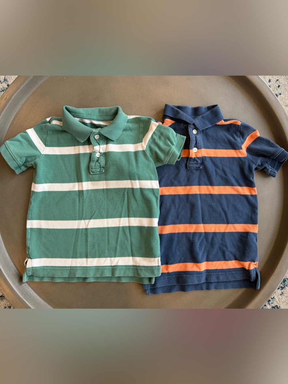 Gap Kids Short-Sleeve Striped Polo Shirt - Size XS Bundle of Two
